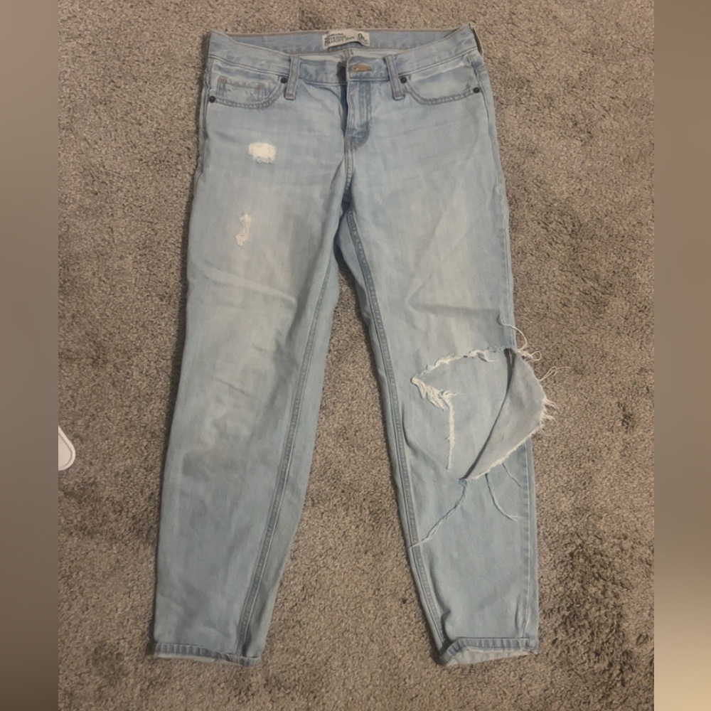 Distressed Abercrombie and fitch jeans